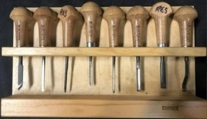 Narex 8-tlg. Palmenmeißel Set mit Holzständer. Top Zustand  - Bild 1 von 5