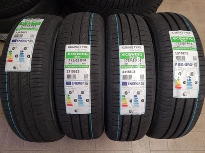 TRENO COMPLETO 175 65 R14 82T 4 PNEUMATICI AUTO DOT 2024 KUMHO ECOWING ESTIVI - Immagine 1 di 3