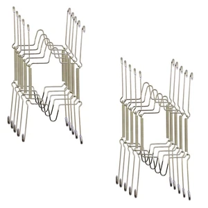 Xinlinke Lotto10 Appendiabiti da Parete Invisibile di Piccole Dimensioni Espositore Decorativo... - Foto 1 di 8