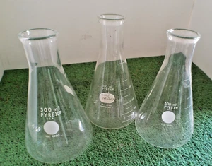PYREX 4980-500, 500ml Narrow Mouth Erlenmeyer Flask  (Single) - Picture 1 of 1
