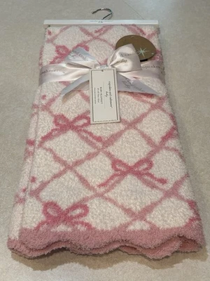 Cupcakes y lazos rosas cachemir manta bebé chenilla 40”x30” nueva con etiquetas Foto 1 de 4