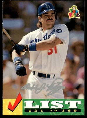 1994 Upper Deck Fun Pack Checklist: 121-160 CL Mike Piazza #238 - Image 1 of 2