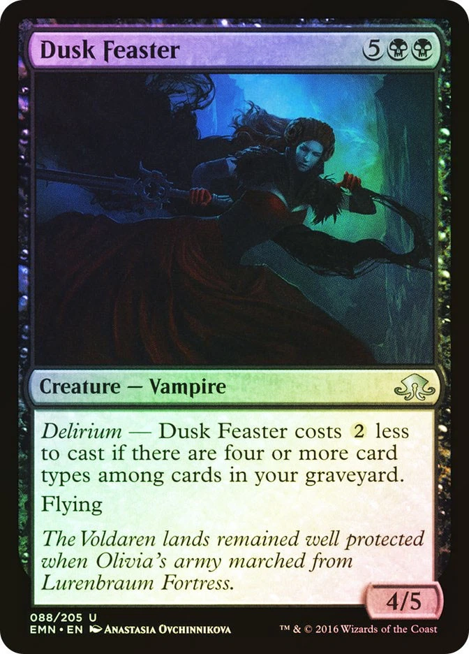 MTG FOIL Dusk Feaster  - Eldritch Moon #088 - Image 1 of 1