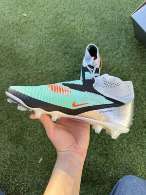 Nike Phantom 6 High Elite FG Chrome Black Size 9 - Image 1 of 4