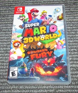Auténtico Super Mario 3D World + Bowser's Fury (solo estuche) Nintendo Switch - Imagen 1 de 3