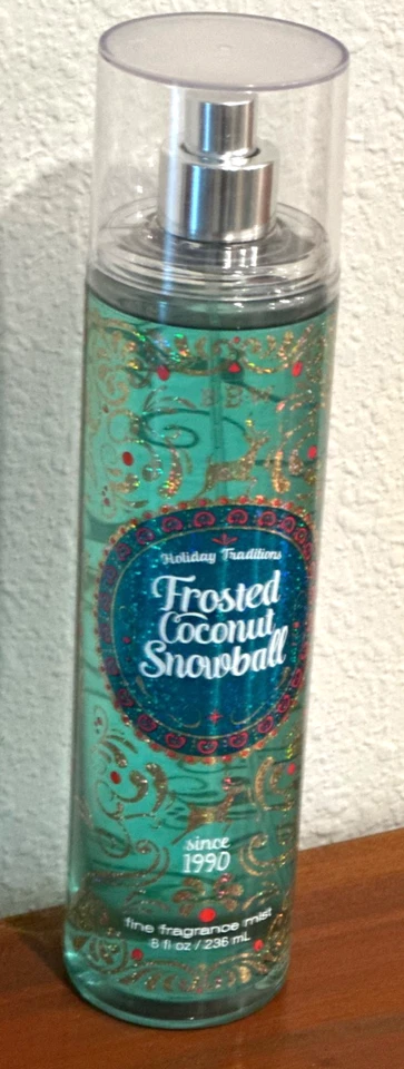 3 Bath & Body Works Frosted Coconut Snowball Fine Fragrance Mist Spray 8oz
