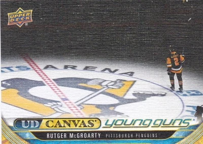 2024-25 Young Guns UD Canvas Rutger McGroarty Pittsburgh Penguins #C228 - Image 1 of 2