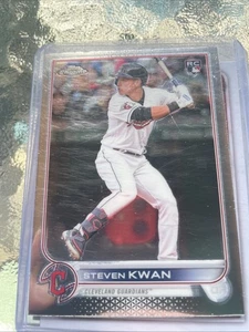 Serie de actualización Topps Chrome 2022 - Steven Kwan #USC85 (RC) - Imagen 1 de 2