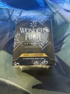 Wonders of the First Existence Kickstarter Early Backer Box 70 cartas selladas nuevo en caja - Imagen 1 de 3