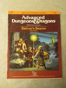 Advanced Dungeons & Dragons Adventure Baltron's Beacon I7 9152 1985 - Imagen 1 de 3