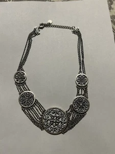 Touchstone signed Crystal Swarovski Angelique Collar Necklace statement 16" CA21 - Picture 1 of 1