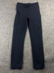 Lululemon Invigorate HR Crop 23” LW6BDVS TRNV True Navy Blue Size 4 Pockets - Picture 1 of 7