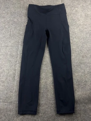 Lululemon Invigorate HR Crop 23” LW6BDVS TRNV True Navy Blue Size 4 Pockets - Image 1 of 4