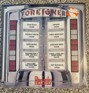 New Sealed Foreigner Records LP 1982 Atlantic Vinyl Greatest Hits Die Cut - Picture 1 of 8
