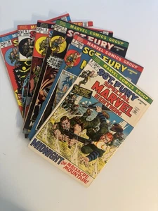 Sgt. Fury: Special Marvel Comics 1973 - #5 6 7 8 9 10 - Lot of 6 - Picture 1 of 8