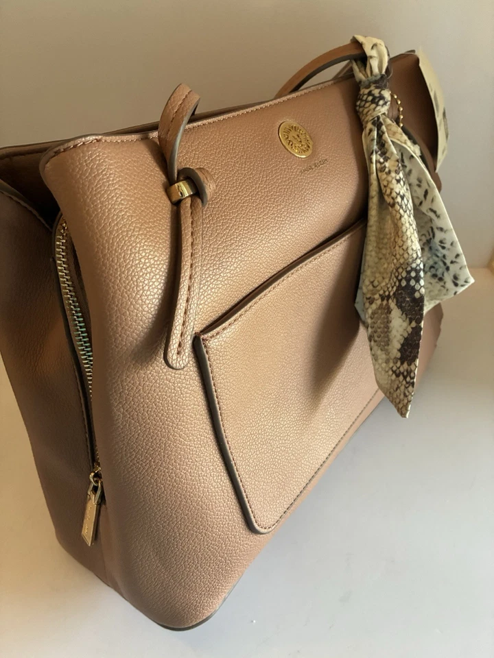 Cartera mediana Anne Klein Sadie Comp cosecha herrajes dorados nueva con etiquetas Foto 1 de 4