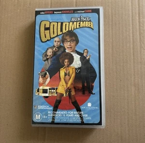 Austin Powers Goldmember VHS Tape Mike Myers 2002 Spy Comedy - Picture 1 of 4