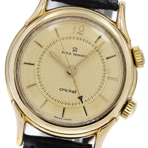 REVUE THOMMEN cricket 7922001 Alarm Gold Dial Hand Winding Men's Watch_831517 - Picture 1 of 6