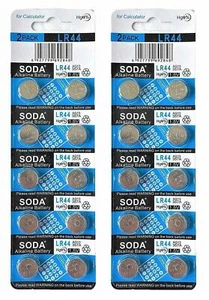 20 pieces LR44 AG13 357A 157 303 A76 L1154 1.55V Alkaline Battery SODA  - Picture 1 of 1