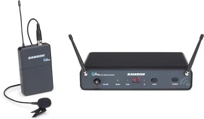 SAMSON CONCERT 88X PRESENTATION UHF WIRELESS SYSTEM W/LM5 LAVALIER MICROPHONE - Image 1 of 4