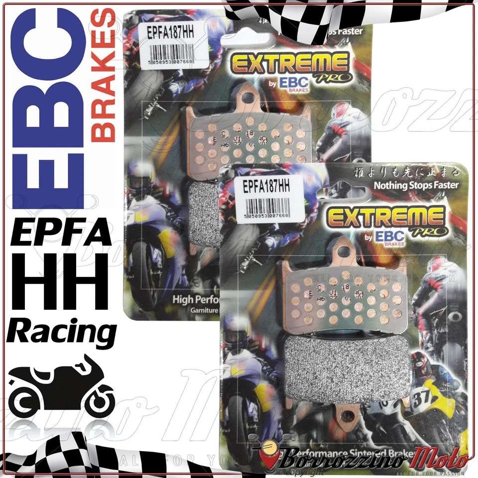 Pastillas de freno delanteras Racing EBC EPFA187HH Honda CBR 900 RR 1993 1994 1995 Foto 1 de 1