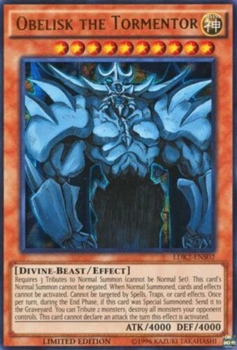 Yu-Gi-Oh Obelisk The Tormentor  LDK2-ENS02  Limited Edition - Image 1 of 1