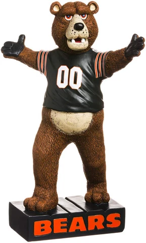 Chicago Bears Stanley The Bear Mascot Statue Cover