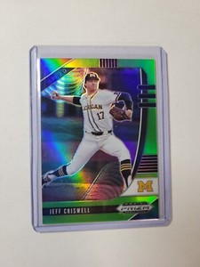 Jeff Criswell 2020 Panini Prizm Draft Picks Lime Green /75 #PDP58