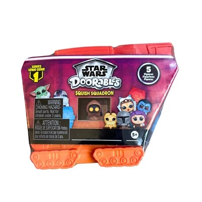 NEW Star Wars Doorables Squish Squadron Series 1 5-Pack Squish-A-Verse Set - Image 1 of 3