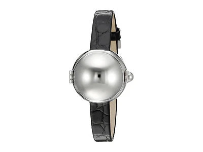 NUEVO CON ETIQUETAS RARO Reloj para Mujer Marc Jacobs Cuero Negro Plateado MOP COURTNEY MJ1435 $300 Foto 1 de 4