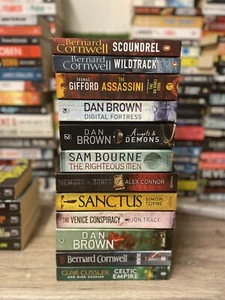 12 x Mystery Thriller / Ancient Conspiracy Historical Action Book Bundle Lot - Picture 1 of 1