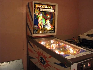 Zaccaria Ten Stars Pinball Machine Good Working Order - Picture 1 of 12