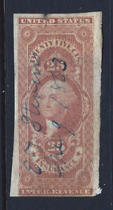 Bigjake: R-46a, 25 cent Insurance - 1st Issue Revenue - Picture 1 of 2