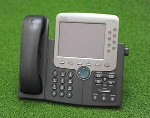 Lot of 3 x CISCO 7970G CISCO CP-7970G Six line Color Display IP Phone - Picture 1 of 3