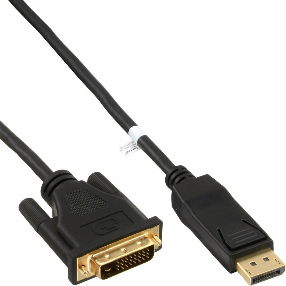 InLine 17113 DisplayPort zu DVI Konverter Kabel schwarz 3m
