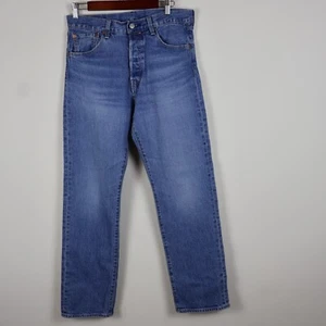 Levis Premium 501 Jeans Herren 32x32** Blau Big E Retro Whiskered Straight Leg - Bild 1 von 20
