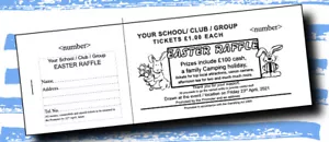 1500 Raffle Tickets - Prize Draw Tickets - 150 books of 10 - Fundraising - Picture 1 of 6