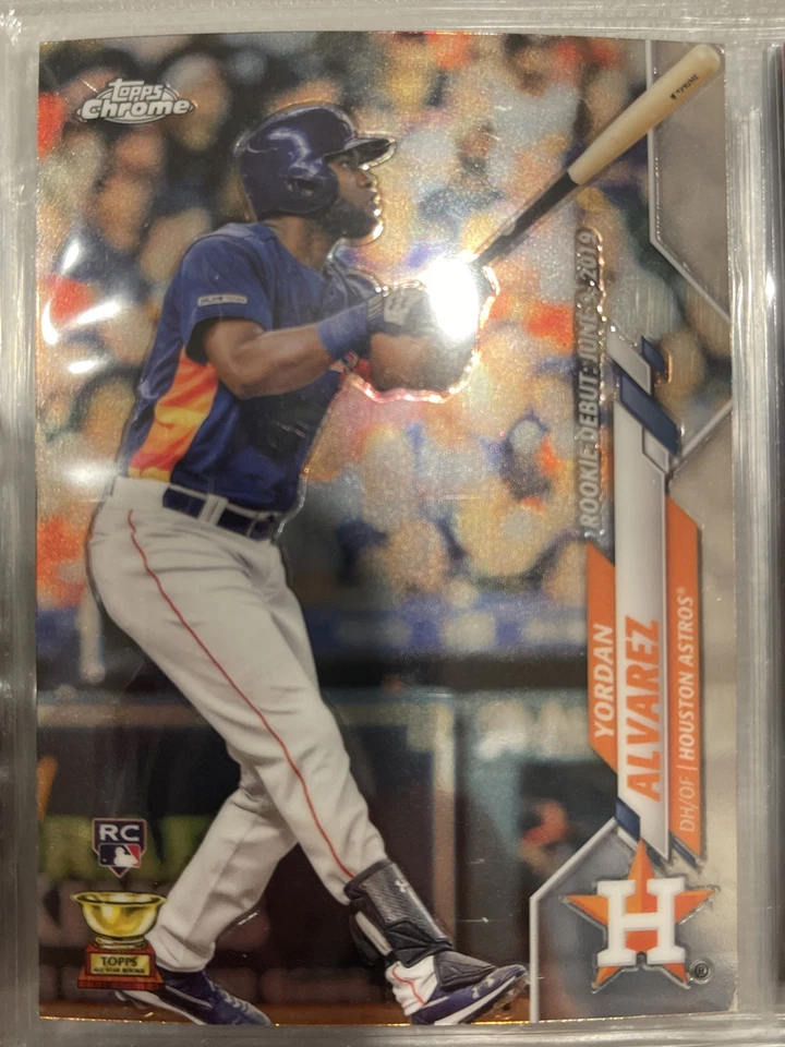 DUO Yordan Alvarez ‘20 Topps Chrome Update Rookie Debut & Decades Next Refractor - Image 1 of 4