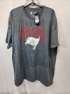 Camiseta gris New Era NFL talla 2XL con gráfico de escritura Tampa Bay Buccaneers - Imagen 1 de 6