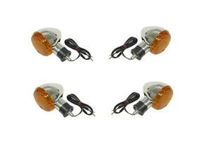 Juego de 4 intermitentes delanteros y traseros para Kawasaki VN 800 C Vulcan Drifter 1999-2000 - Imagen 1 de 2