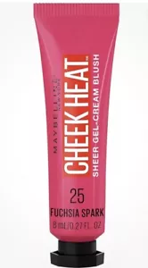 Maybelline Cheek Heat Sheer Gel-Cream Blush #25 FUCHSIA SPARK - Picture 1 of 12
