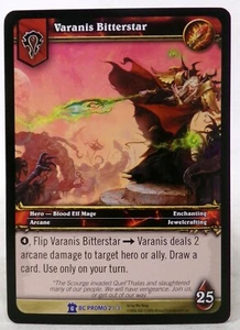 Upper Deck World of Warcraft TCG Burning Crusade Varanis Bitterstar Promo - Picture 1 of 2