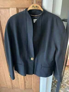 Ladies Vintage Precis Black Outfit Suit Jacket UK 14 EU 42 - Picture 1 of 5