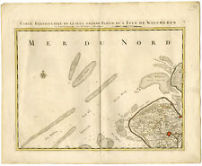 Antique Print-NORTH SEA-WALCHEREN- MIDDELBURG-ZEELAND-Condet-Covens-Mortier-1748