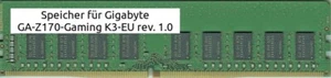 16GB 2x 8GB RAM DDR4 for Gigabyte GA-Z170-Gaming K3-EU rev. 1.0 - Picture 1 of 1