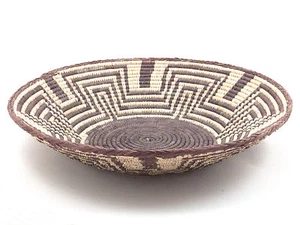 #0673 Handmade Southwest Style Decorative Fine Coil Basket - Imagen 1 de 1