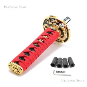 Universal JDM Racing Samurai Sword Manual Shift Knob Shifter Katana Stick Metal - Picture 1 of 12
