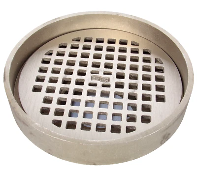 Colador empotrado redondo Jay R. Smith F37NB 7" níquel bronce Foto 1 de 4