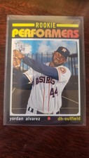 2020 Topps Heritage Yordan Alvarez Rookie Performers
