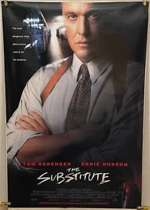 THE SUBSTIUTE DS ROLLED ORIGINAL ONE SHEET MOVIE POSTER TOM BERENGER (1996) - Picture 1 of 1
